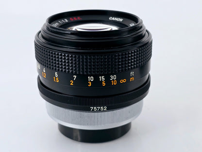 🌸[Near MINT] Canon FD 55mm F1.2 s.s.c. ssc MF Standard Lens From Japan