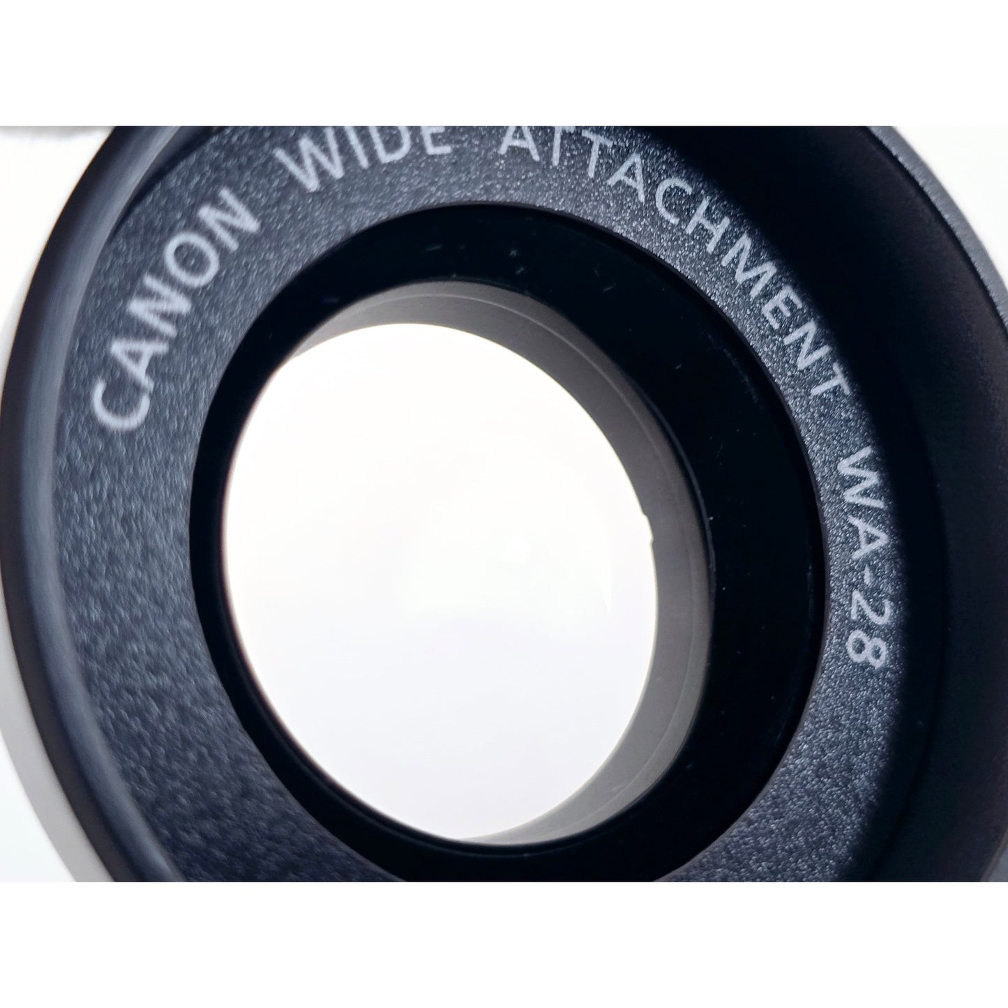 [Pre-owned] Canon WA-28 Wide Attachment Lens for Camcorder — Near MINT — Japan #3841