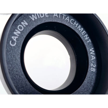 [Pre-owned] Canon WA-28 Wide Attachment Lens for Camcorder — Near MINT — Japan #3841