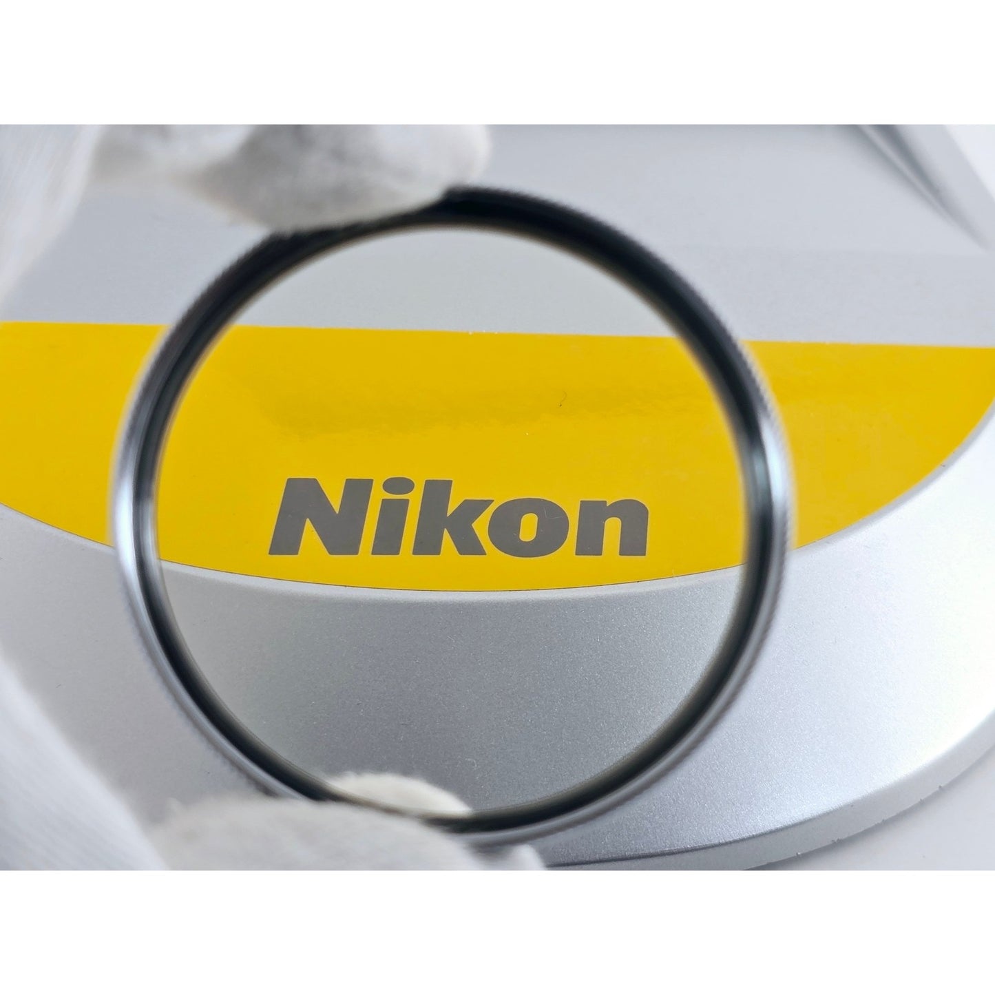 [Pre-owned] Nikon L39 52mm Chrome Frame Lens Filter Genuine — Near MINT — Japan #3786
