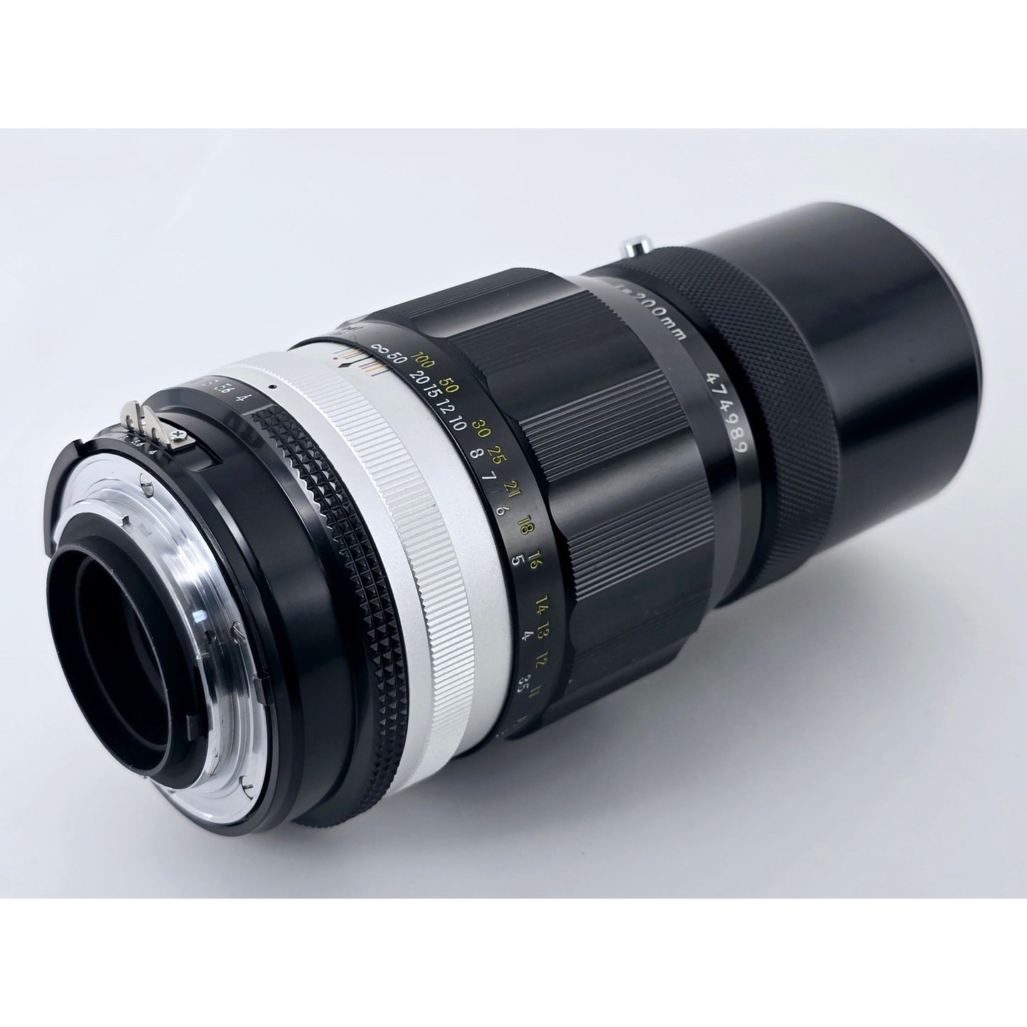 [Pre-owned] Nikon Nikkor Q Auto 200mm F4 Ai Converted Telephoto Lens — Near MINT — Japan #4410
