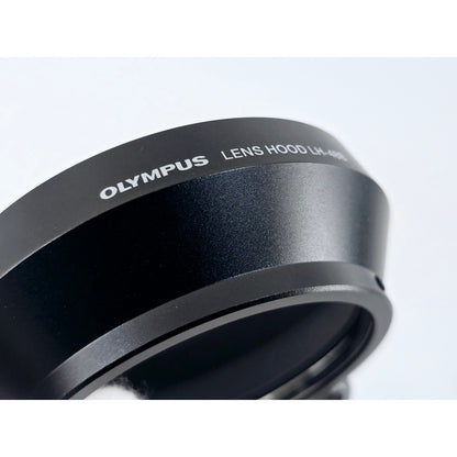 [Pre-owned] Olympus Pen LH-48B Black Metal Lens Hood for 17mm F1.8 — Top MINT — Japan #4087