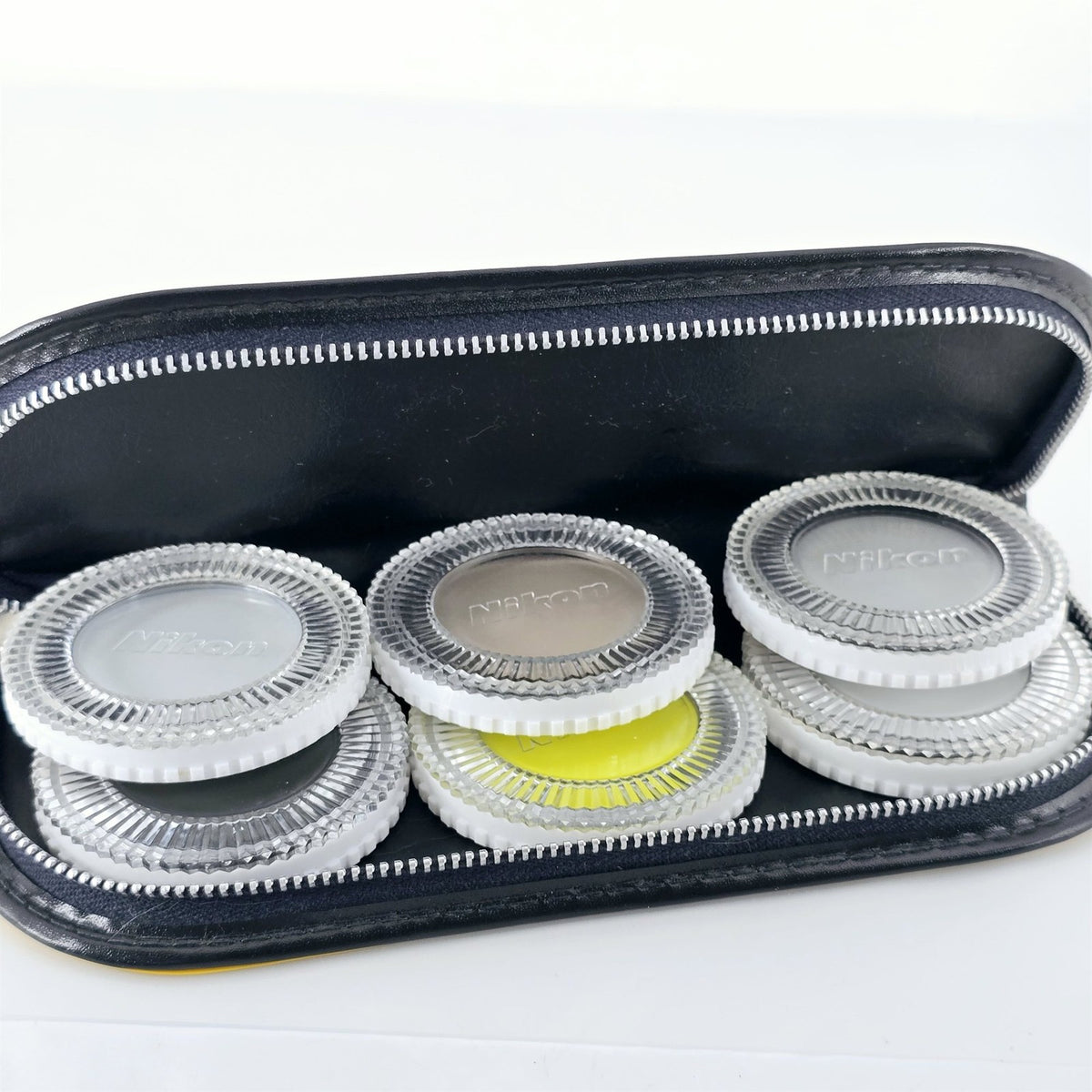 [Pre-owned] Nikon 52mm Filter Set (6 pcs) ND4X Y48 A2 L39 Close-up Soft — Near Mint — Japan #5398
