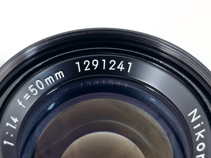 🌸[Near MINT] Nikon Non Ai Nikkor-S.C Auto 50mm F1.4 MF Lens From Japan