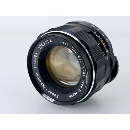 [Pre-owned] Pentax Super-Takumar 55mm F1.8 MF Lens M42 — Near MINT — Japan #4022