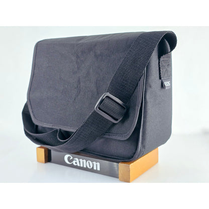 [Pre-owned] Canon EOS Camera Lens Shoulder Bag Genuine Black — Near MINT — Japan #3863