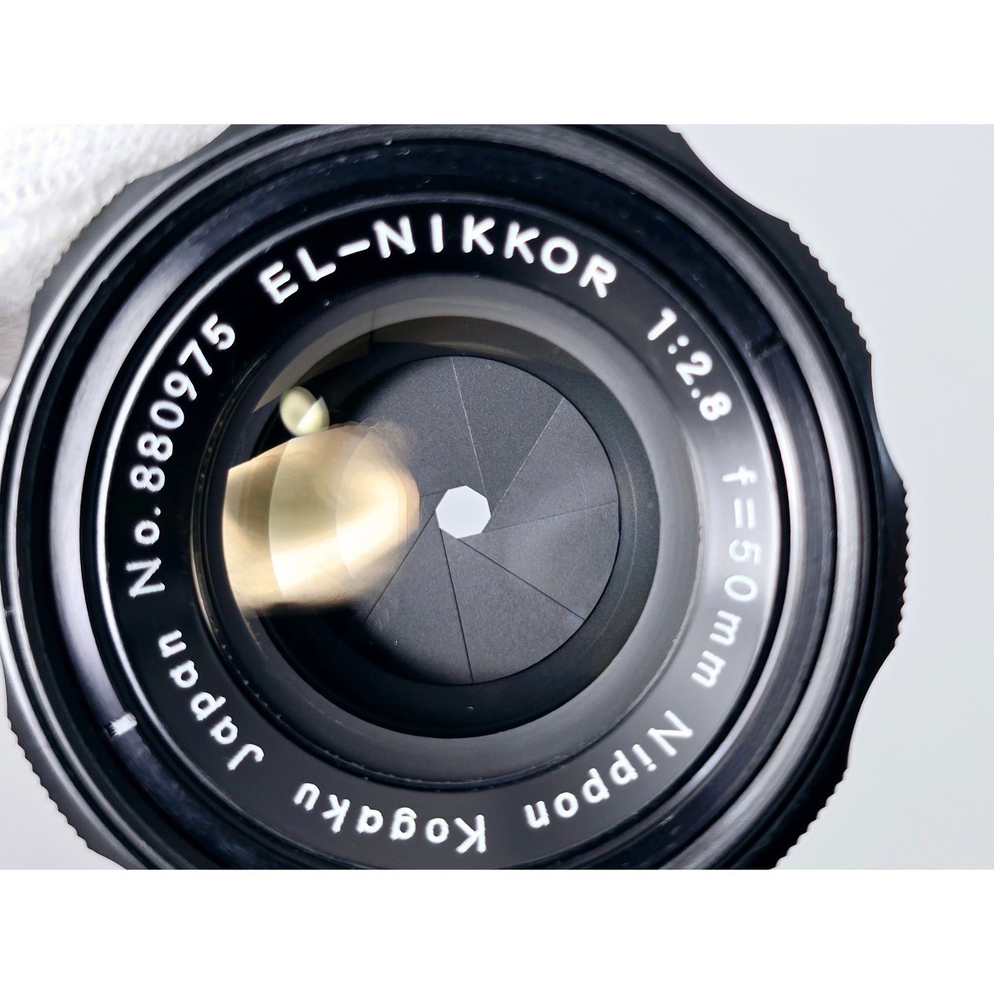 [Pre-owned] Nikon EL Nikkor 50mm F2.8 Enlarging Lens M39 — Near MINT+++ — Japan #4870