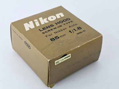 🌸[Unused] Nikon HN-7 Metal Lens Hood for 85/1.8 80-200/4.5 Genuine From Japan