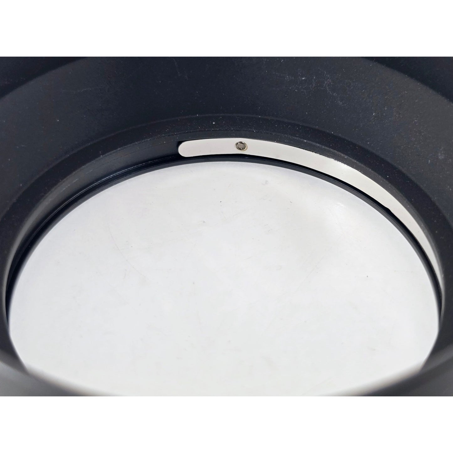 [Pre-owned] Olympus Pen LH-48B Black Metal Lens Hood for 17mm F1.8 — Top MINT — Japan #4087