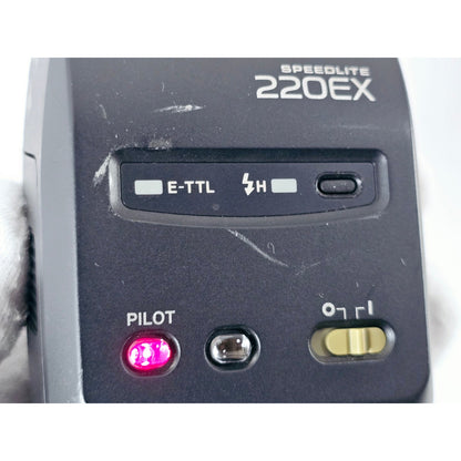 [Pre-owned] Canon Speedlite 220EX Electronic Shoe Mount Flash — Near MINT — Japan #3257