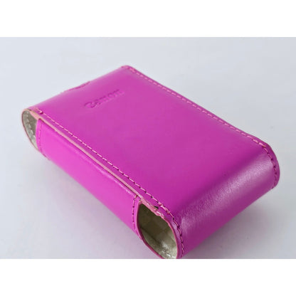 [Pre-owned] Canon IXY Digital Camera Case Pink — Top MINT — Japan #4658