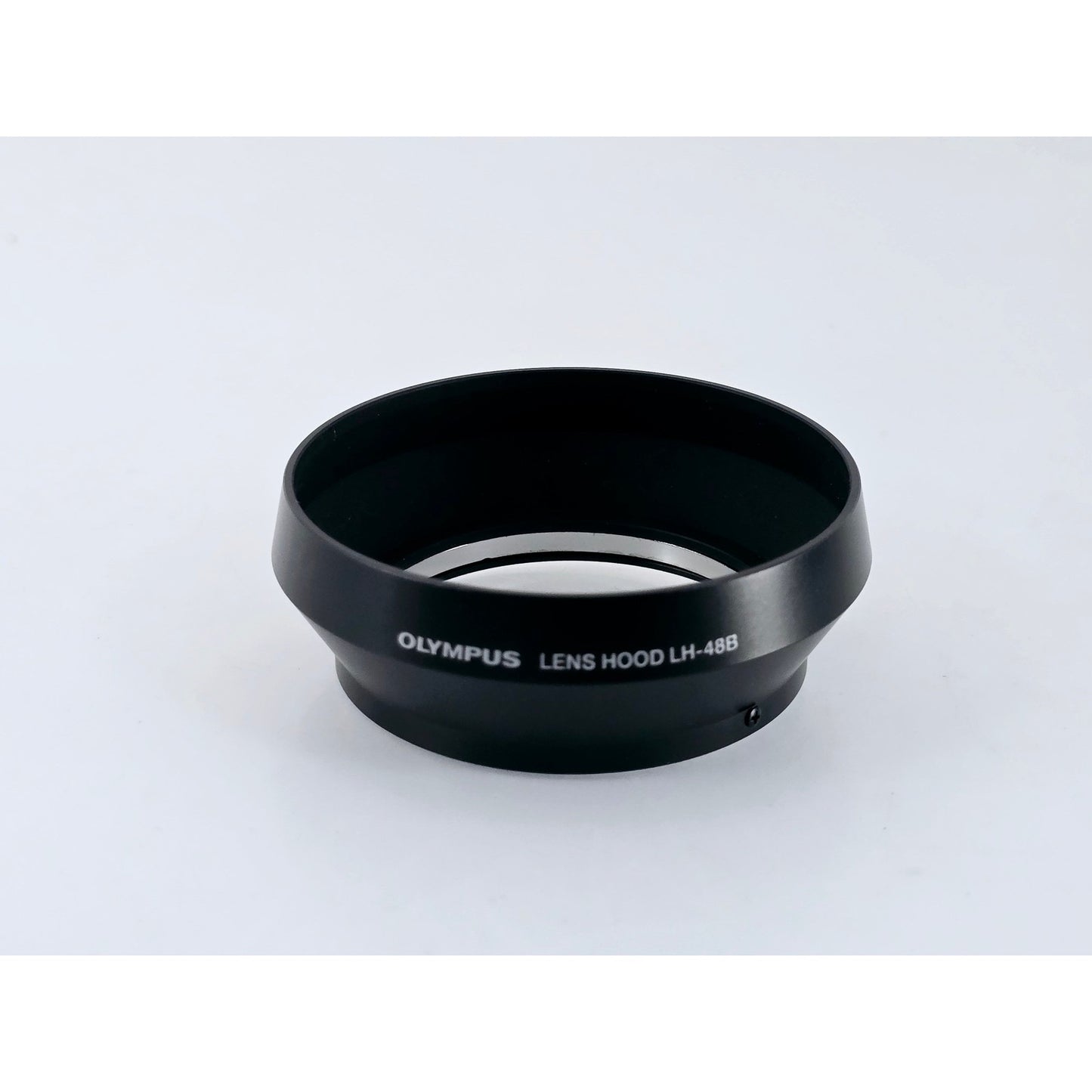 [Pre-owned] Olympus Pen LH-48B Black Metal Lens Hood for 17mm F1.8 — Top MINT — Japan #4087