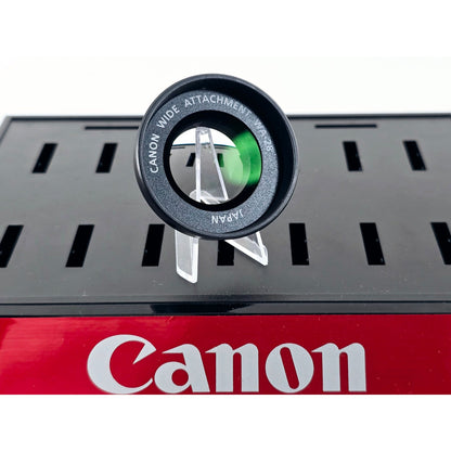 [Pre-owned] Canon WA-28 Wide Attachment Lens for Camcorder — Near MINT — Japan #3842