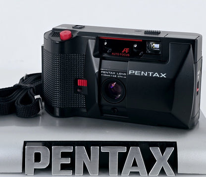 [Pre-owned] Pentax PC35 AF-M DATE 35mm Point & Shoot Film Camera (Black) — Mint — Japan #5785