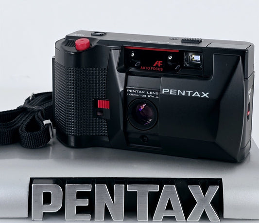 [Pre-owned] Pentax PC35 AF-M DATE 35mm Point & Shoot Film Camera (Black) — Mint — Japan #5785