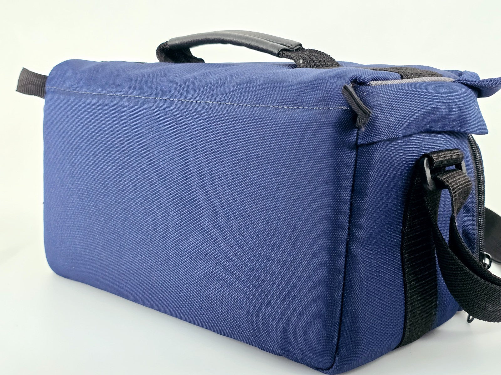 🌸[Near MINT] Genuine Nikon Camera Lens Shoulder Bag Nylon Navy blue From JAPAN