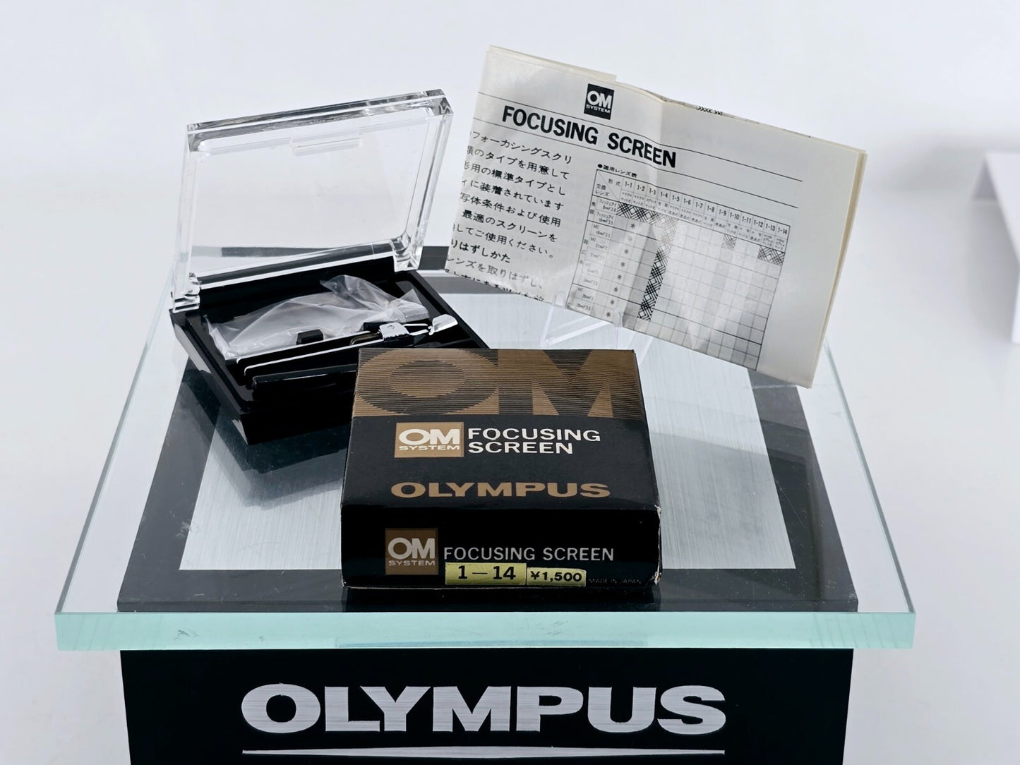 Read🌸[MINT] Olympus OM Focusing Screen 1-1 Genuine for OM-1 2 2N 3 4 From Japan
