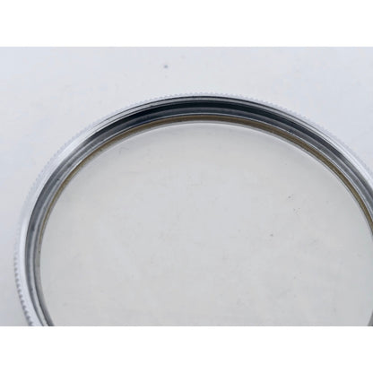 [Pre-owned] Nikon L39 52mm Chrome Frame Lens Filter Genuine — Near MINT — Japan #3786