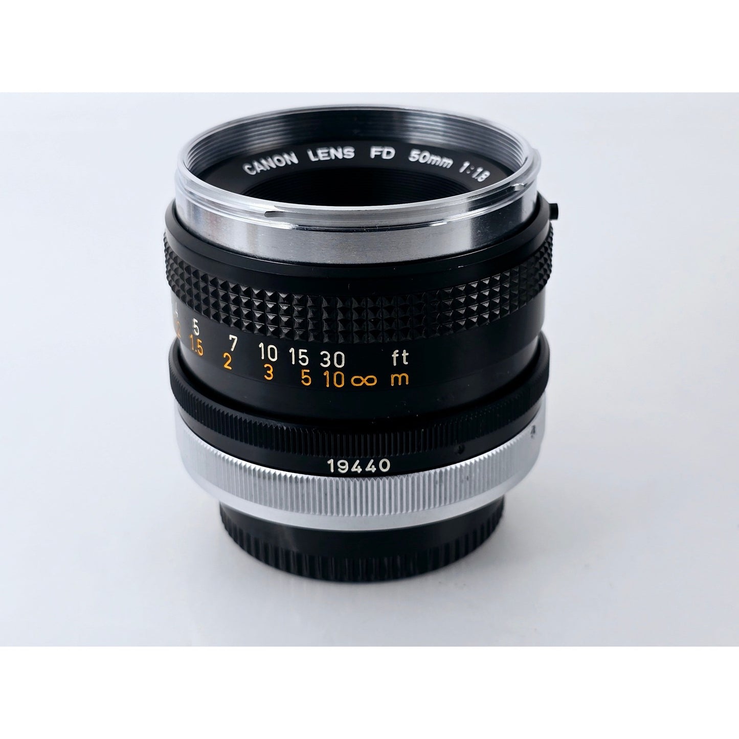 [Pre-owned] Canon FD 50mm f/1.8 MF Standard Lens — Near MINT — Japan #2843