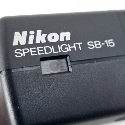 [Pre-owned] Nikon Speedlight SB-15 Shoe Mount TTL Flash for F3 FE2 FM2 FA — Mint — Japan #5714