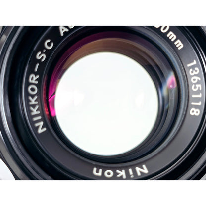 [Pre-owned] Nikon Nikkor-S.C Auto 50mm f/1.4 Non-Ai MF Lens — Near MINT — Japan #3124