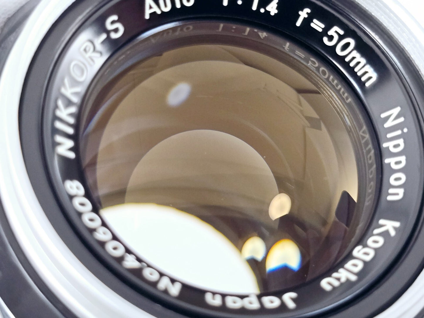 6 Blades Early Model🌸[Near MINT+++] Nikon Nikkor-S Auto 50mm F1.4 MF Lens Japan