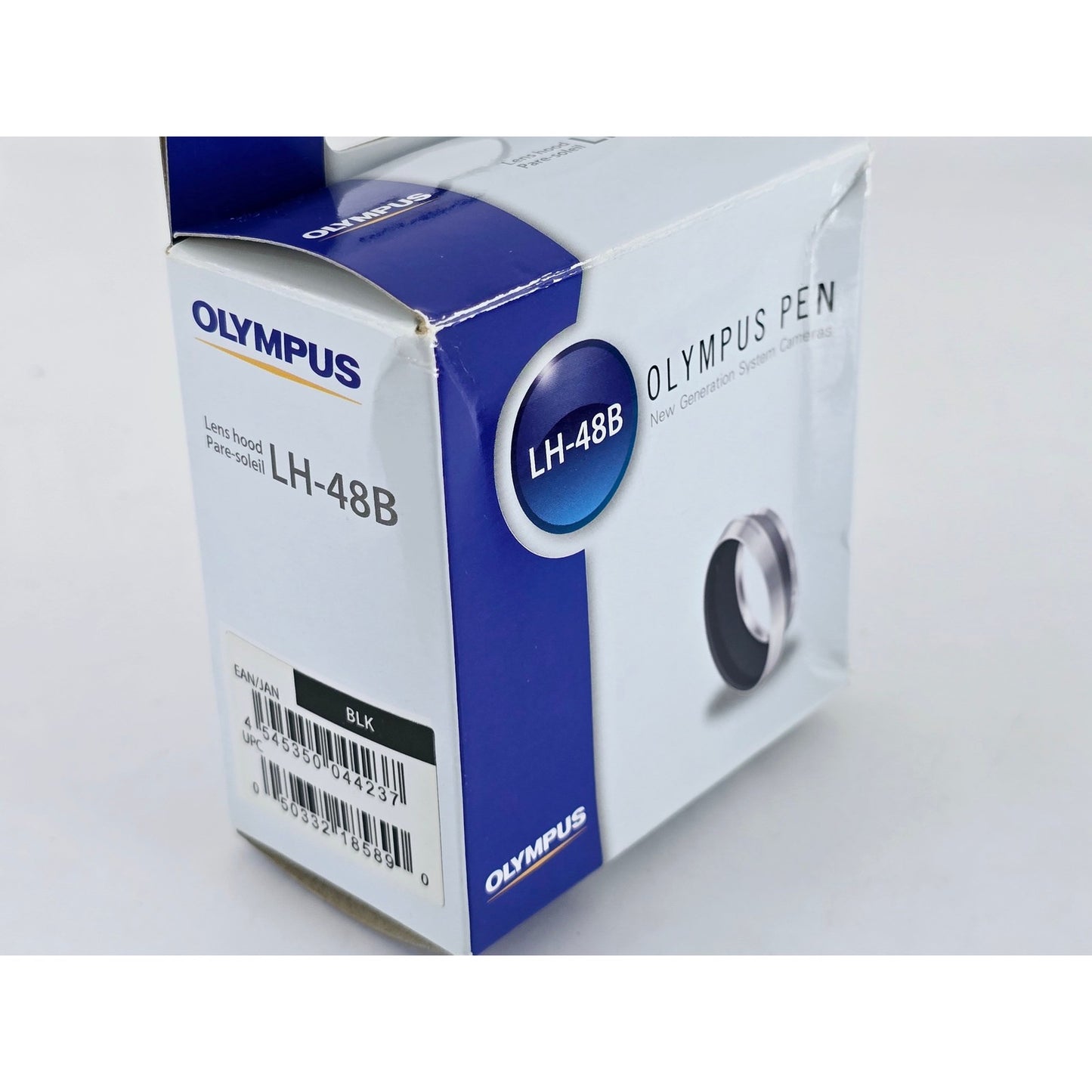 [Pre-owned] Olympus Pen LH-48B Black Metal Lens Hood for 17mm F1.8 — Top MINT — Japan #4087