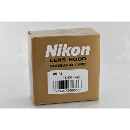 [Pre-owned] Nikon Lens Hood HN-24 for 100-300mm AF & 70-210mm Series E — Near MINT — Japan #2093