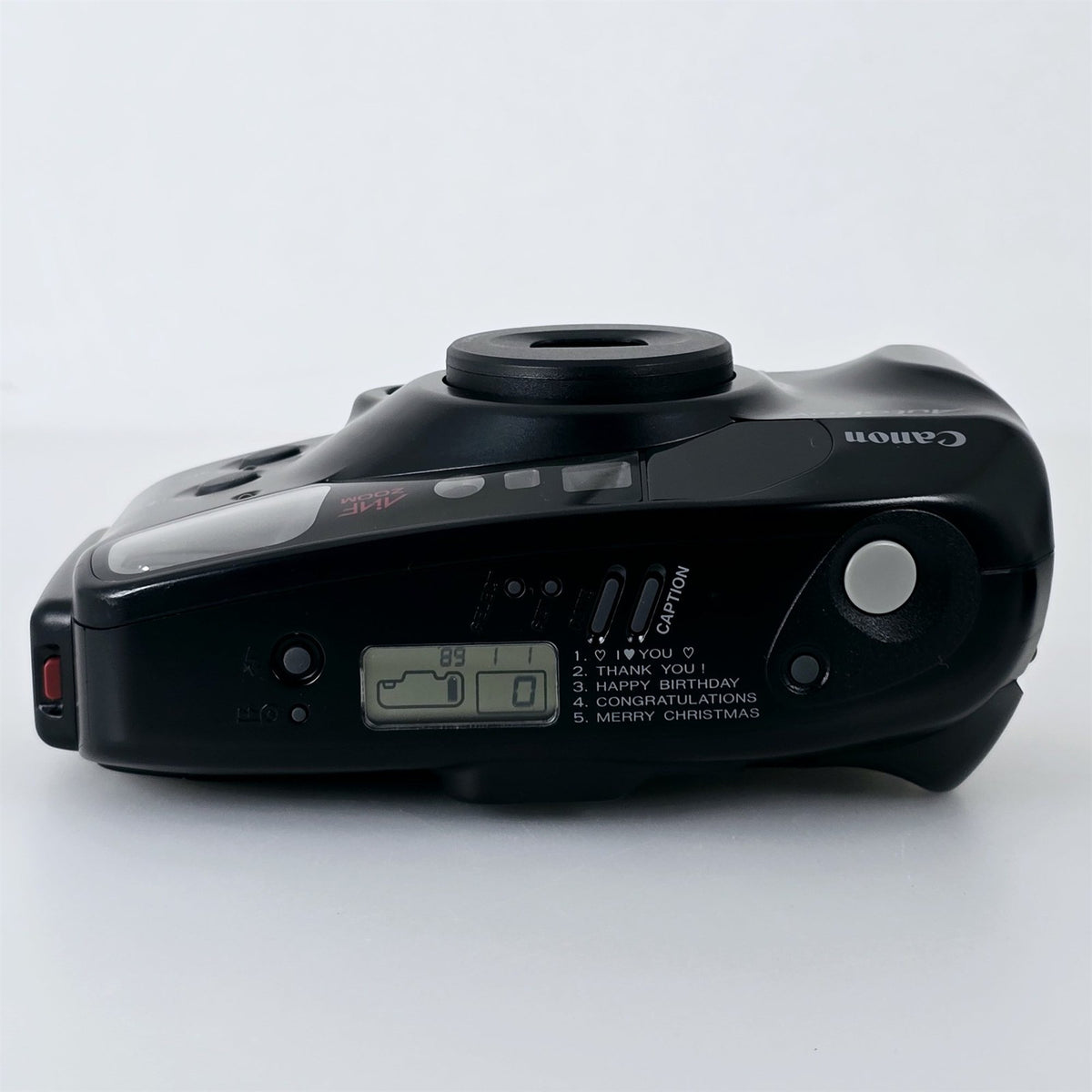 [Pre-owned] Canon Autoboy AiAF Point & Shoot 35mm Film Camera (Black) — Mint — Japan #5842