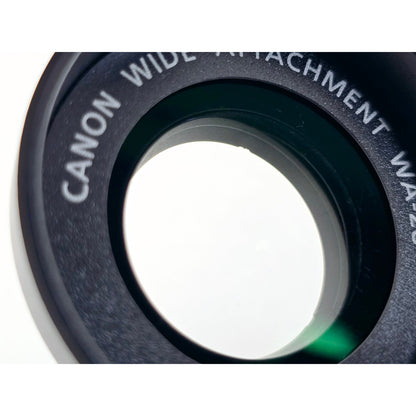 [Pre-owned] Canon WA-28 Wide Attachment Lens for Camcorder — Near MINT — Japan #3842