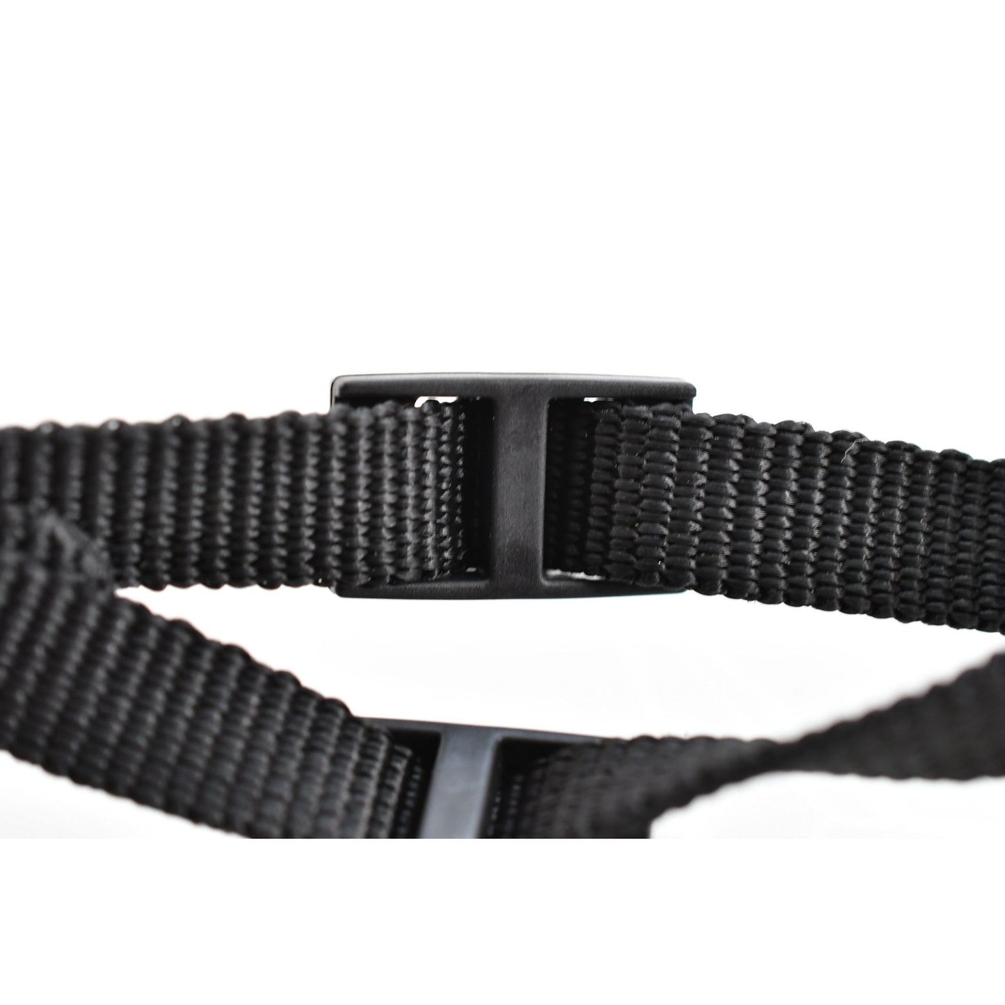 [Pre-owned] Contax Genuine Camera Neck Strap Black Nylon 0.98in (2.5cm) — Near MINT — Japan #2235