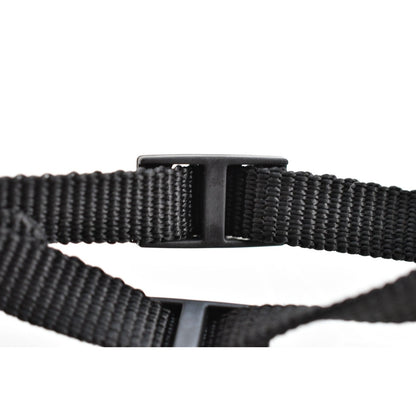 [Pre-owned] Contax Genuine Camera Neck Strap Black Nylon 0.98in (2.5cm) — Near MINT — Japan #2235