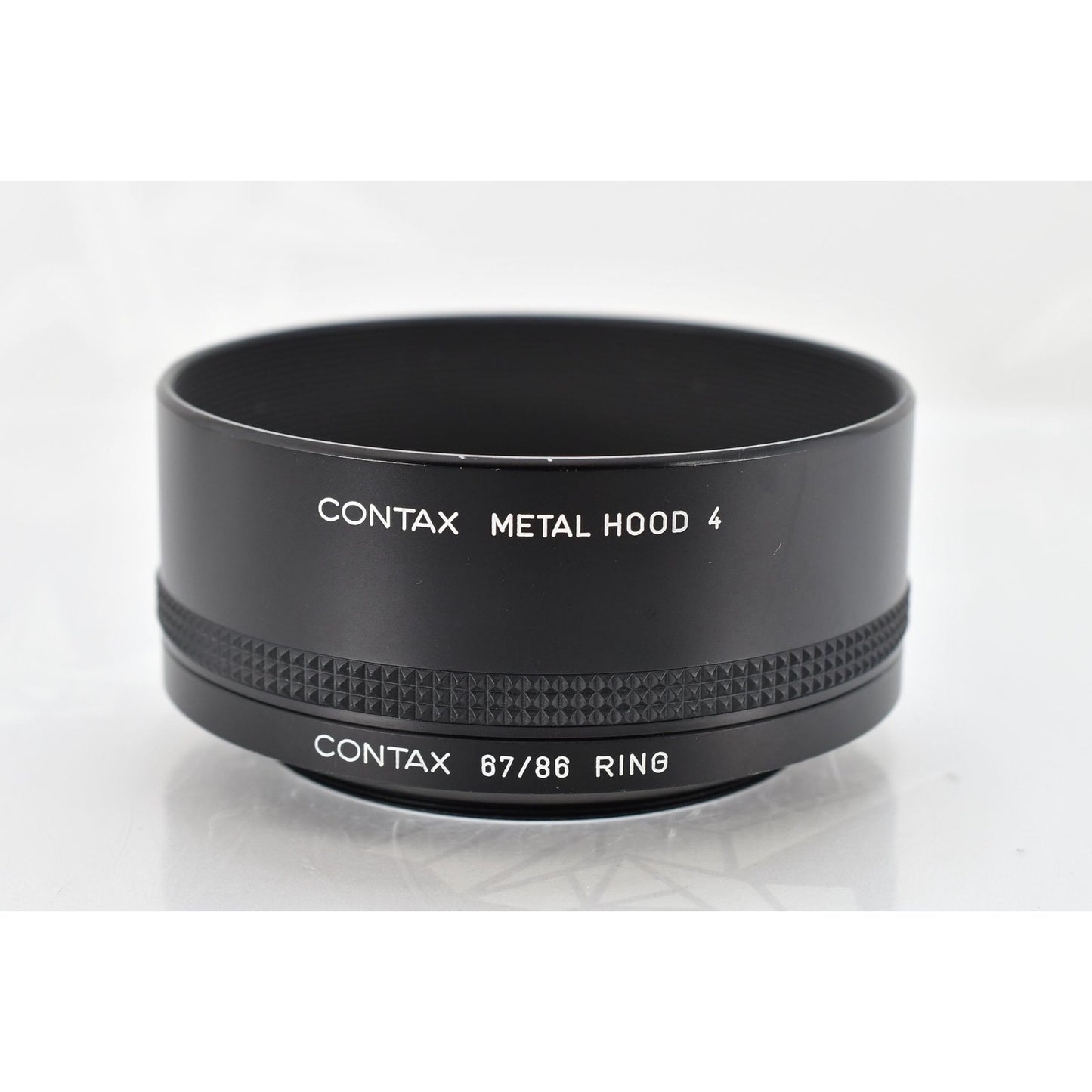 [Pre-owned] Contax Metal Hood 4 with 67/86 Adapter Ring (Genuine) — Near MINT+++ — Japan #2007
