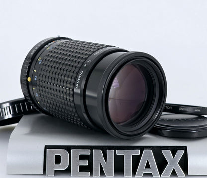 [Pre-owned] SMC Pentax-A 645 200mm f/4 Telephoto Lens for 645 N NII — Near Mint — Japan #5786