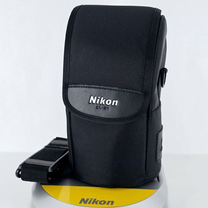 [Pre-owned] Nikon CL-M1 Black Soft Lens Case for 80-400mm f/4.5-5.6D AF — Mint — Japan #5432