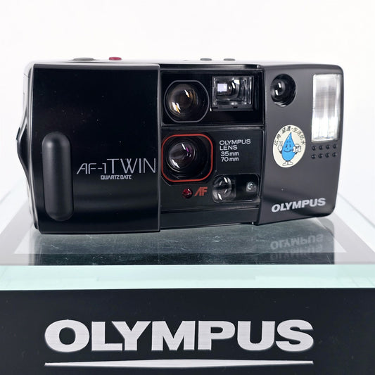 [Pre-owned] Olympus AF-1 Twin 35mm Point & Shoot Film Camera — Near Mint — Japan #5215