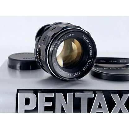 [Pre-owned] Pentax Super-Takumar 55mm F1.8 MF Lens M42 — Near MINT — Japan #4022