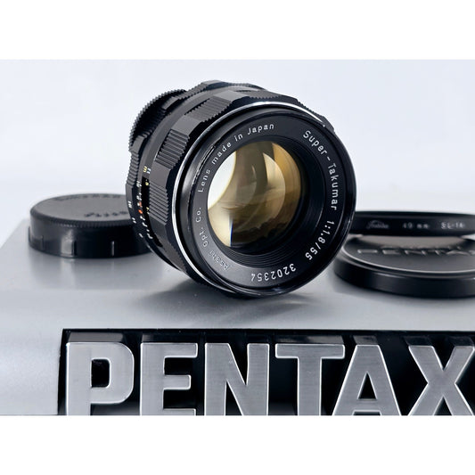 [Pre-owned] Pentax Super-Takumar 55mm F1.8 MF Lens M42 — Near MINT — Japan #4022