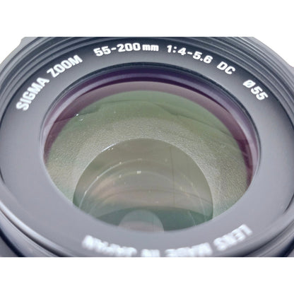 [Pre-owned] Sigma Zoom 55-200mm F4-5.6 DC AF Lens for Nikon F Mount — MINT — Japan #4512