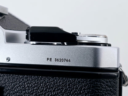 New Seal🌸[MINT] Nikon FE Silver SLR 35mm Film Camera Body Only From Japan