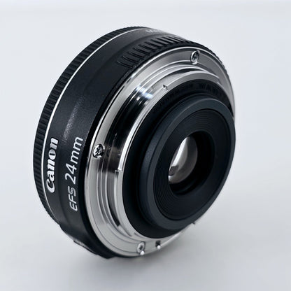 [Pre-owned] Canon EF-S 24mm f/2.8 STM Wide Angle Prime AF Lens — Near Mint+++ — Japan #5603
