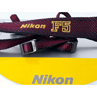 [Pre-owned] Nikon F5 AN-14 Genuine Camera Neck Strap 1.1in (2.8cm) — MINT — Japan #5064