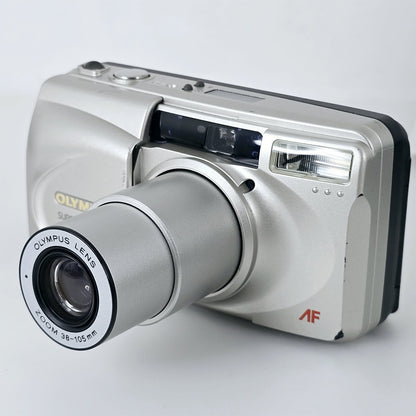 [Pre-owned] Olympus Superzoom 105G Point & Shoot 35mm Film Camera — Near Mint — Japan #5847