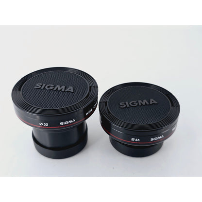 [Pre-owned] Sigma VT-S Tele Converter X1.5 & VW-S Wide X0.5 for AF Video — Near MINT — Japan #2688