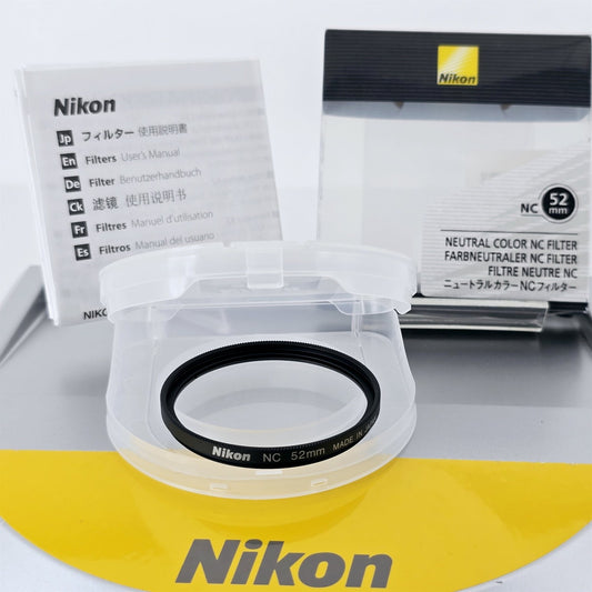 [Pre-owned] Genuine Nikon NC 52mm Neutral Color Clear Filter for Nikkor — Near Mint — Japan #5275