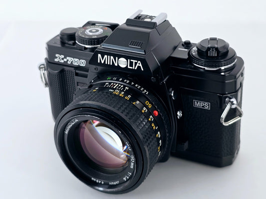 🌸[Near MINT] Minolta X-700 SLR 35mm Film Camera New MD 50mm F1.4 Lens Japan