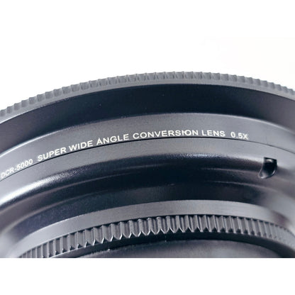 [Pre-owned] Raynox DCR-5000 Super Wide Angle Conversion Lens 0.5X — Near MINT — Japan #4781