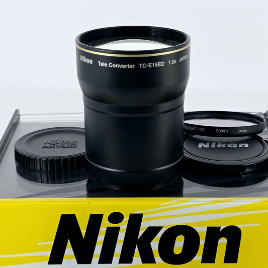 [Pre-owned] Nikon TC-E15ED 1.5x Tele Photo Converter Lens — Mint — Japan #5577