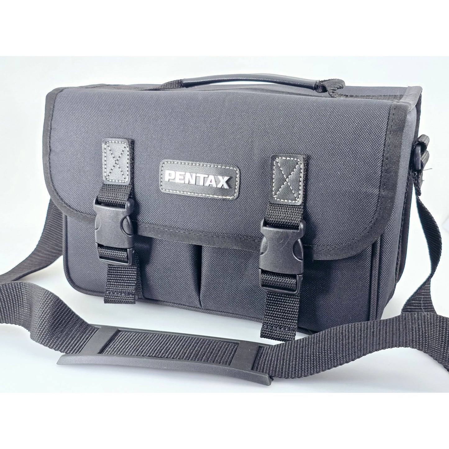 [Pre-owned] Genuine Pentax Camera Lens Shoulder Bag Nylon Black — MINT — Japan #4789