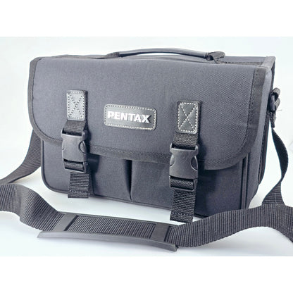 [Pre-owned] Genuine Pentax Camera Lens Shoulder Bag Nylon Black — MINT — Japan #4789